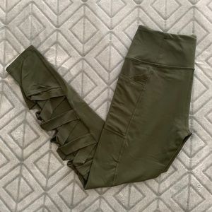 VS olive green leggings